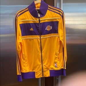Lakers Adidas vintage Championship years Jacket - Gold and Purple